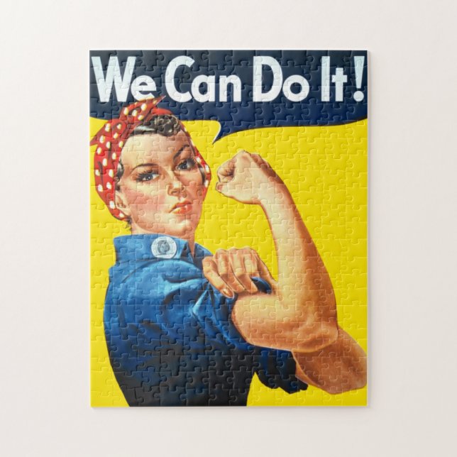 Rosie the Riveter (Iconic Artwork) (We Can Do It!) Jigsaw Puzzle (Vertical)
