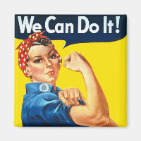 Rosie the Riveter (Iconic Poster) (We Can Do It!)