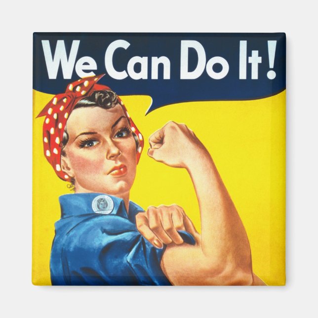 Rosie The Riveter Magnet (Front)
