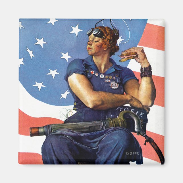 "Rosie the Riveter" Magnet (Front)
