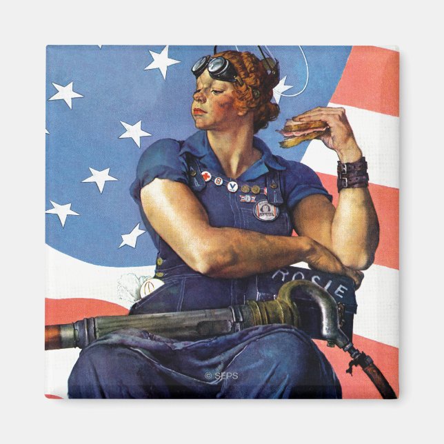 Rosie the Riveter Magnet (Front)