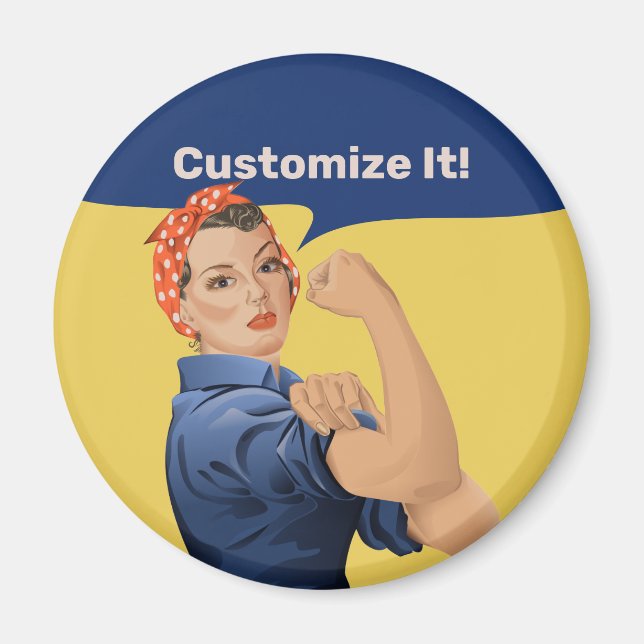 Rosie the Riveter Magnet (Front)