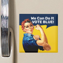 Rosie the Riveter | Magnet | Square