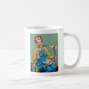 Rosie the Riveter Makes Toasted Cheese Coffee Mug