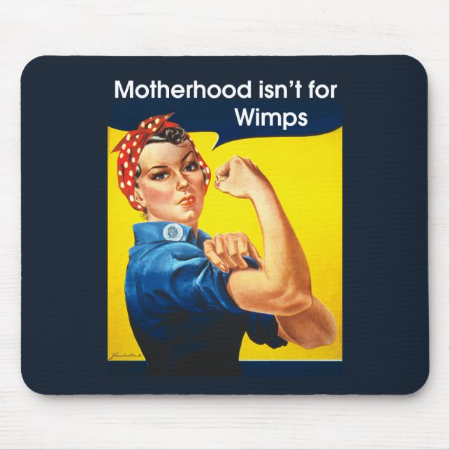 Rosie the Riveter Mouse Mat (Front)