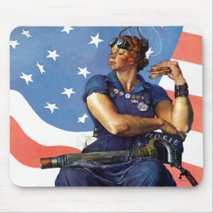 "Rosie the Riveter" Mouse Mat