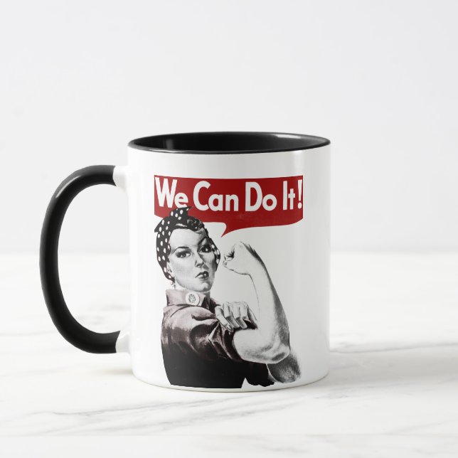 Rosie the Riveter Mug (Left)
