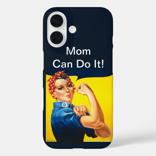 Rosie the Riveter ~ Mum Can Do It! Case-Mate iPhone Case (Back)
