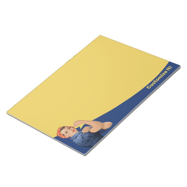 Rosie the Riveter Notepad (Angled)