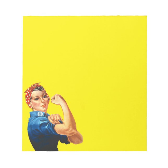 Rosie The Riveter Notepad (Front)