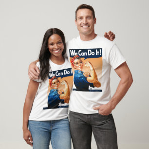 Rosie the Riveter Orange T-Shirt