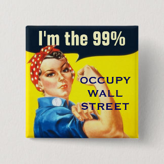 Rosie the Riveter OWS button