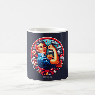 Rosie the Riveter Pin-up Girl Mug