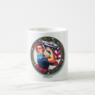Rosie the Riveter Pin-up Girl Mug