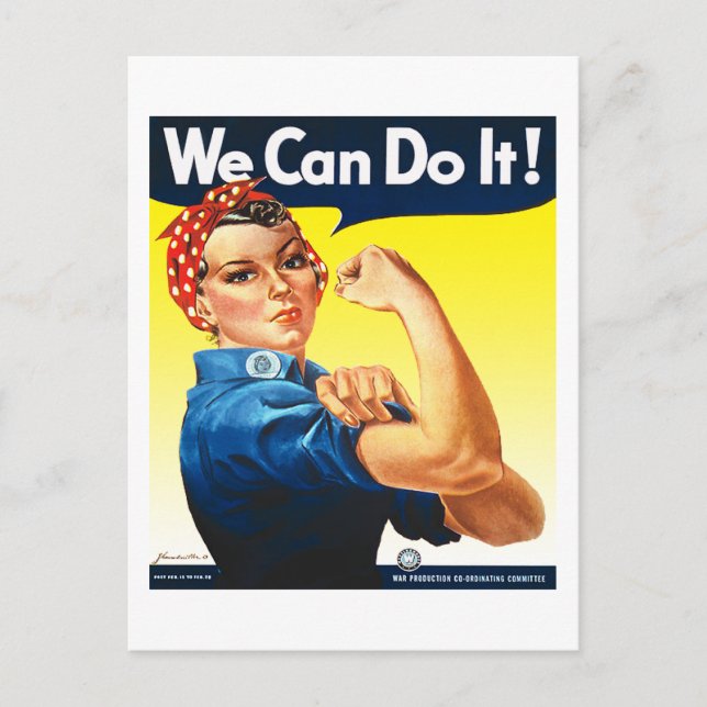 Rosie the Riveter Postcard (Front)