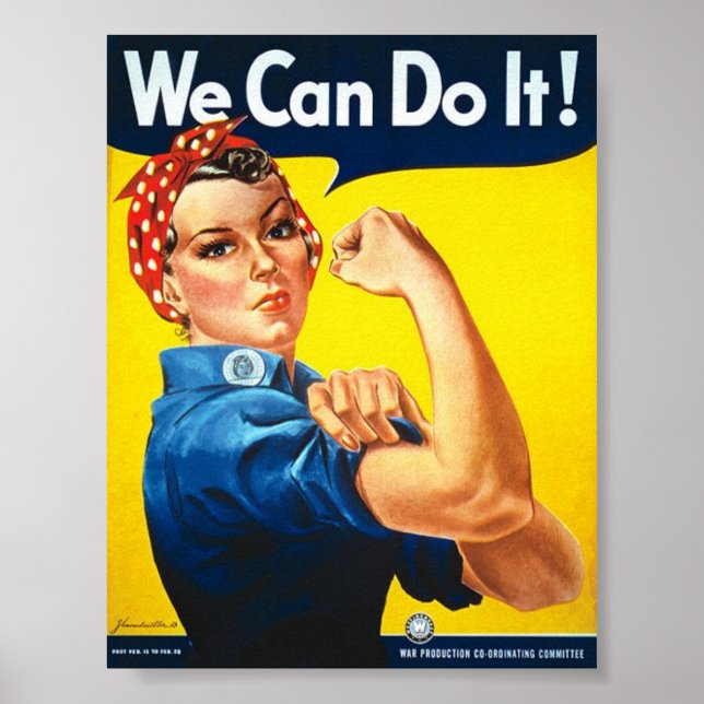 Rosie the Riveter Poster (Front)