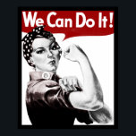 Rosie the Riveter Poster<br><div class="desc">We can do it!</div>