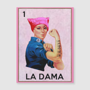 Rosie the Riveter Resists La Dama Loteria 