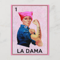 Rosie the Riveter Resists La Dama Loteria