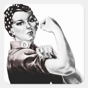 Rosie the Riveter Square Sticker