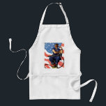 "Rosie the Riveter" Standard Apron<br><div class="desc">Norman Rockwell | Woman factory worker,  flag behind,  Mein Kampf at feet</div>