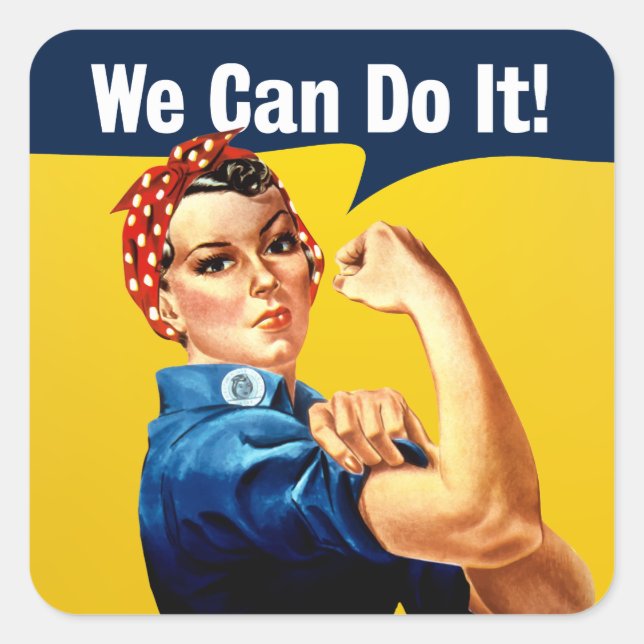 Rosie the Riveter | Sticker | English (Front)