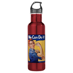 Rosie the Riveter: Strong Women Female Empowerment 710 Ml Water Bottle