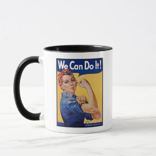 Rosie the Riveter: Strong Women Female Empowerment Mug
