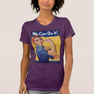 Rosie the Riveter: Strong Women Female Empowerment T-Shirt