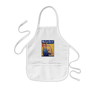 Rosie the Riveter Strong Women in the Workforce  Kids Apron