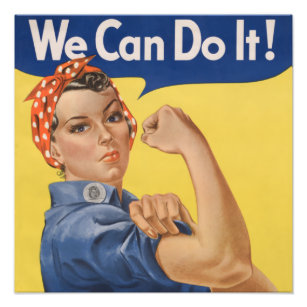 Rosie the Riveter Strong Women in the Workforce  Photo Print