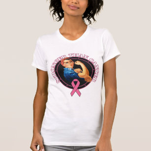 Rosie The Riveter Stronger Than Breast Cancer T-Shirt
