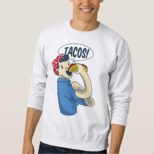 rosie the riveter taco cinco de mayo sweatshirt