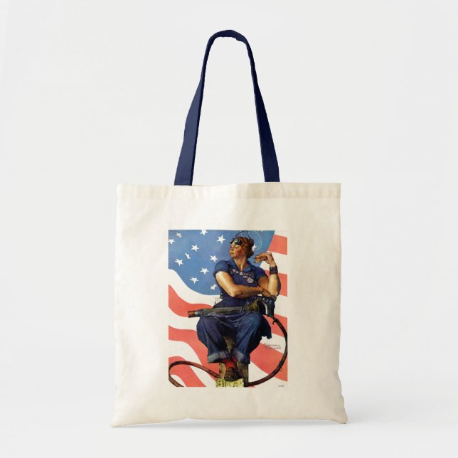 "Rosie the Riveter" Tote Bag (Front)