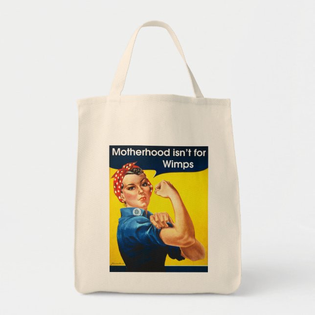 Rosie the Riveter Tote Bag (Front)