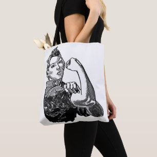 Rosie The Riveter Tote Bag