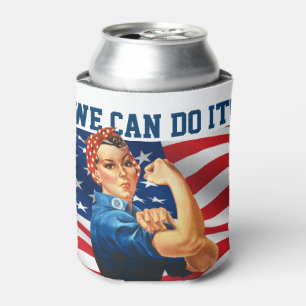 Rosie the Riveter - We CAN Do It! Can Cooler