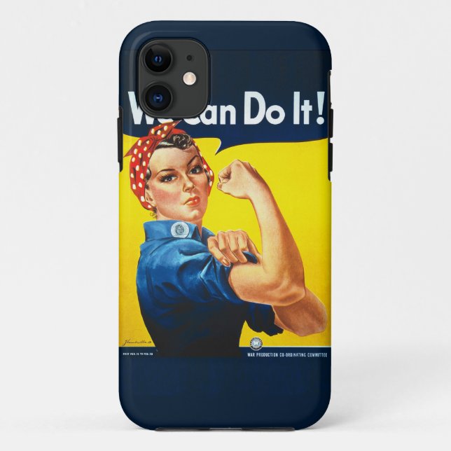 Rosie the Riveter "We Can Do It!" Case-Mate iPhone Case (Back)