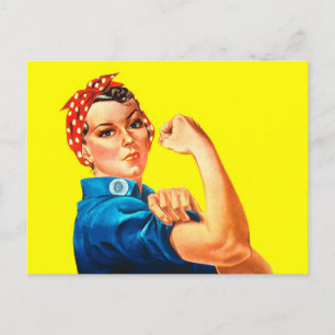 Rosie the Riveter - We can do it, Cultural Icon Postcard