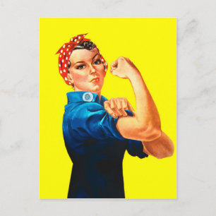 Rosie the Riveter - We can do it, Cultural Icon Postcard