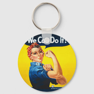 Rosie the Riveter – “We Can Do It!” Key Ring
