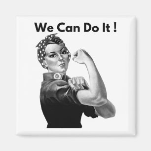 Rosie The Riveter We Can Do It Magnet