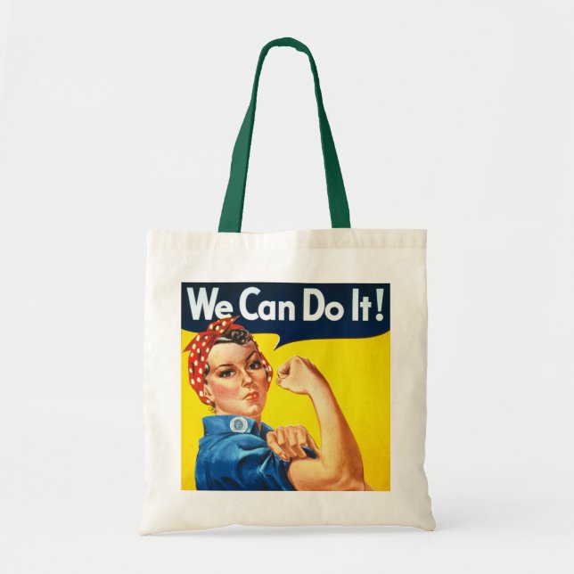 Rosie the Riveter We Can Do It Tote Bag (Front)