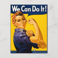 Rosie the Riveter We Can Do It Vintage