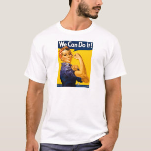 Rosie the Riveter We Can Do It Vintage T-Shirt