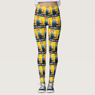 Rosie the Riveter "We Did It" leggings