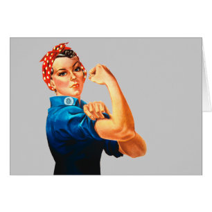 Rosie The Riveter WWII Poster