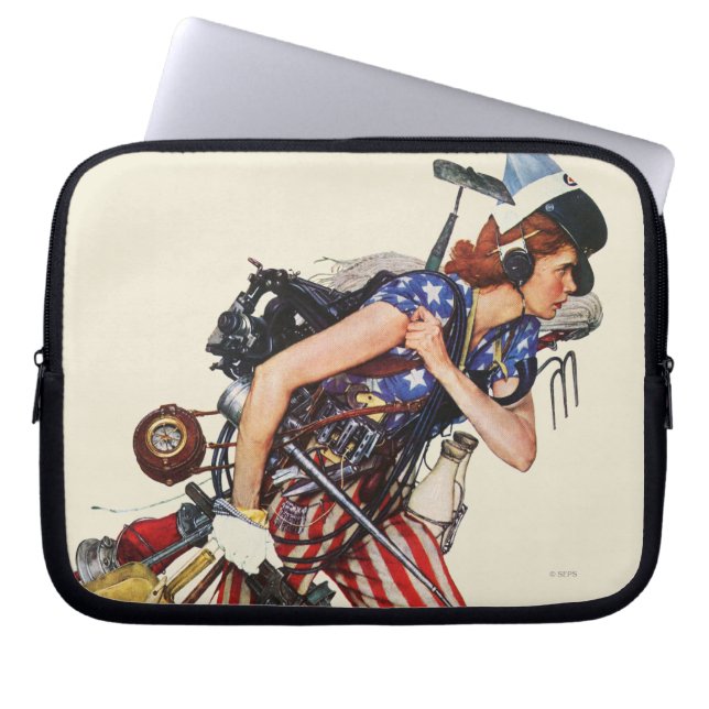 Rosie to the Rescue Laptop Sleeve (Front)