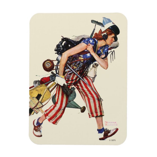 Rosie to the Rescue Magnet (Vertical)