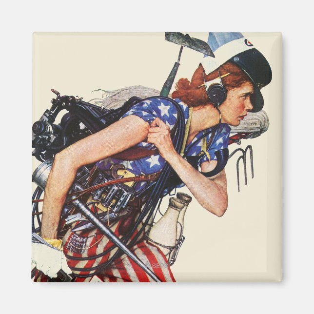 Rosie to the Rescue Magnet (Front)